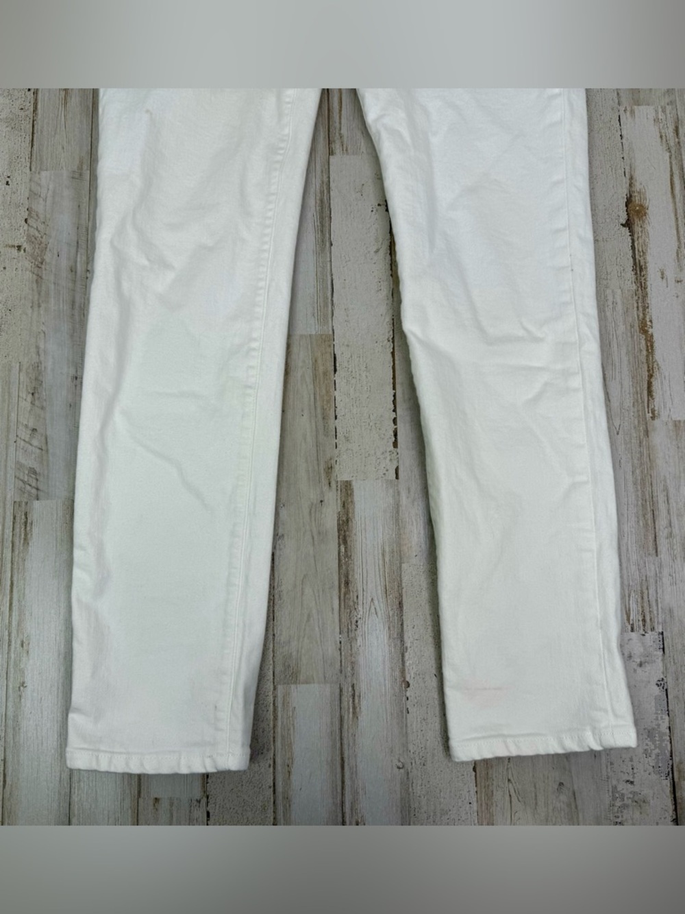 Gap Girlfriend Mid Rise Jean 27| 4T  White Jeans - Picture 3 of 12